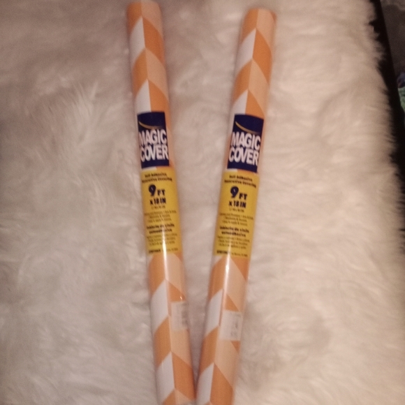 Vintage Self-Adhesive Drawer Shelf Liner / Cupboard Liner 2 count - Picture 1 of 4